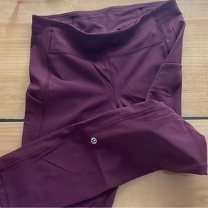 Lululemon Speed Up Tight Mid Rise Leggings